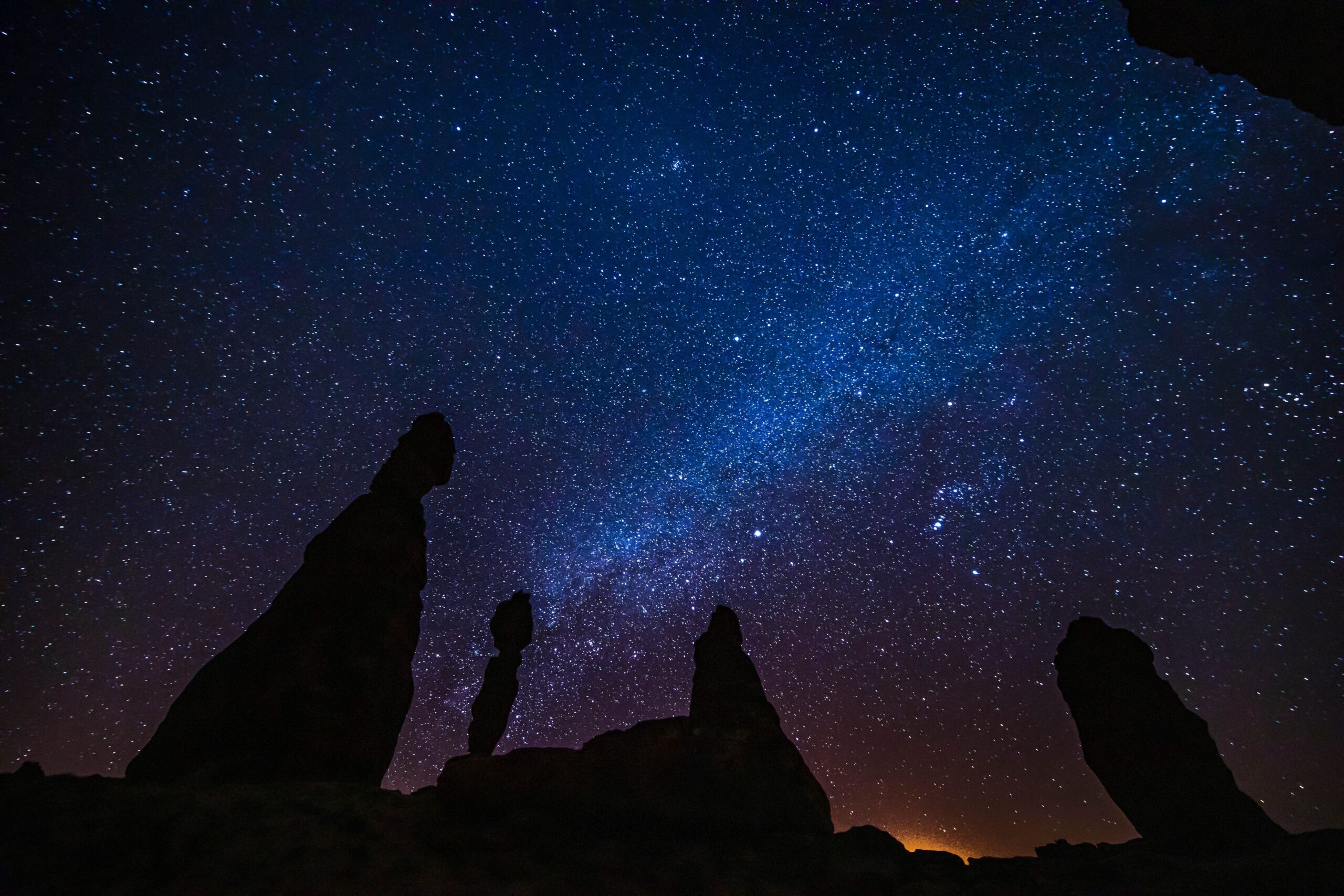 Stargazing a Gharameel, AlUla, Arabia Saudita