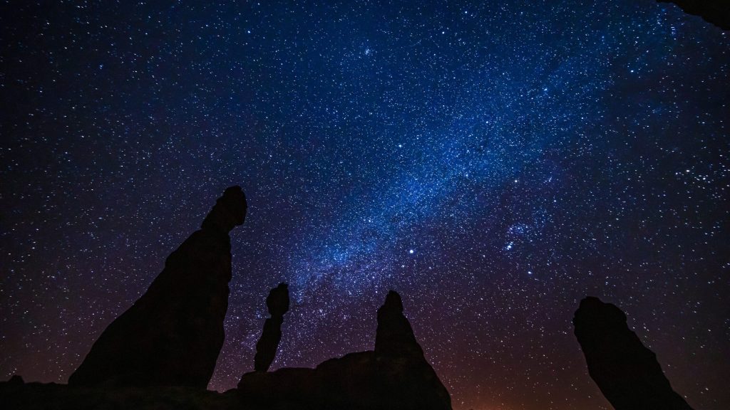 Stargazing a Gharameel, AlUla, Arabia Saudita